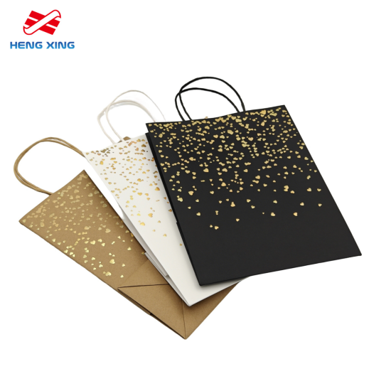 personalised kraft bags