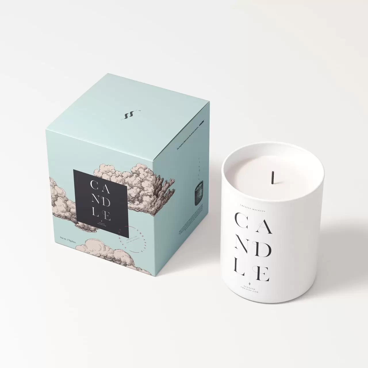 Printed Candle Boxes Packaging