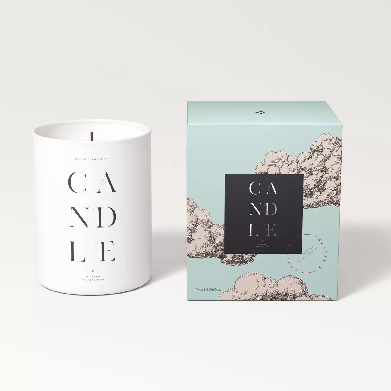 Printed Candle Boxes Packaging