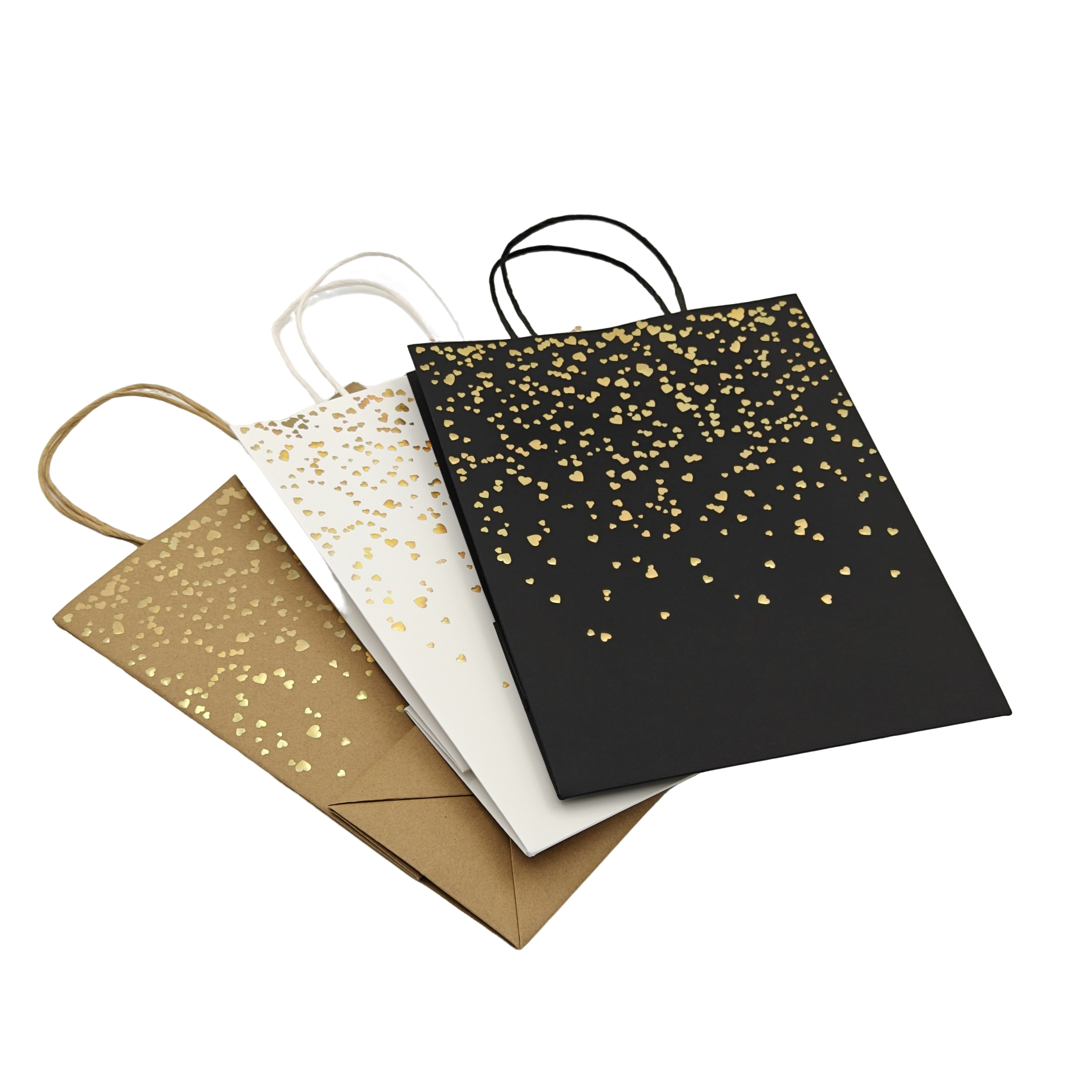 Printed Kraft Shopping Bags