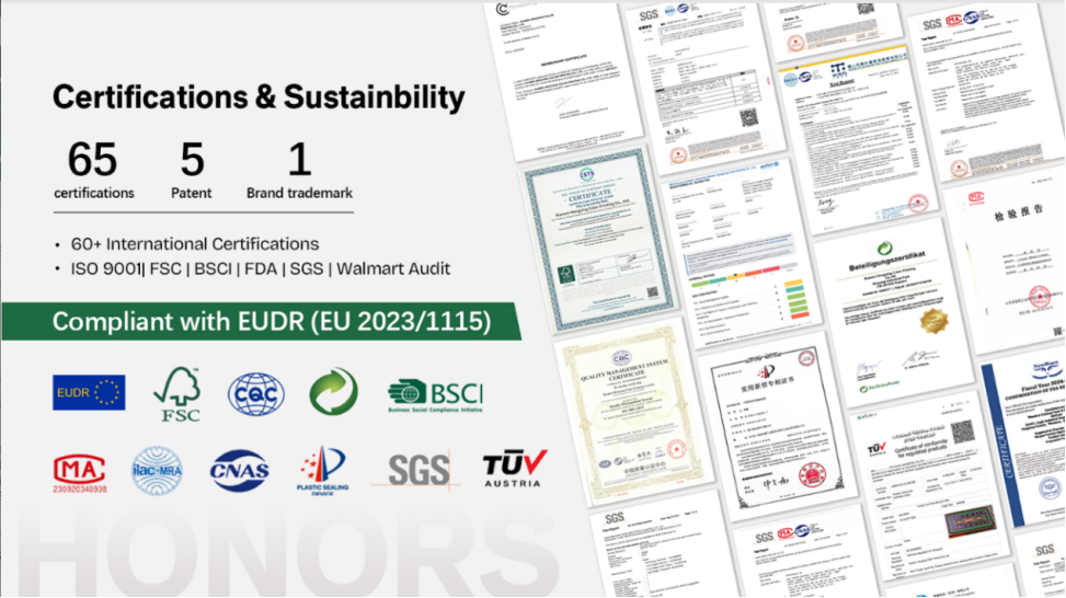 HENGXING certificates and packaging solutions